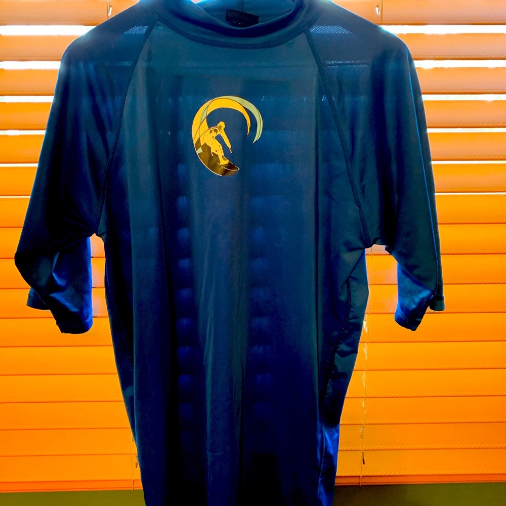 KANU, Mens-Swim Shirt, Size XXL, Blue